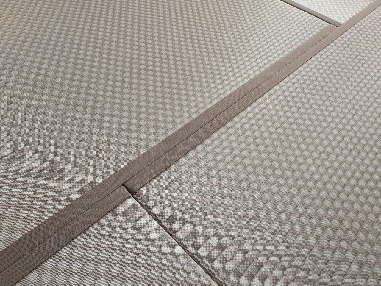 セキスイ美草「市松ピンク」表替え
