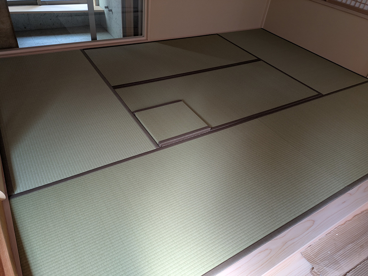 天然イ草「麻綿W畳表」　茶室　新畳
