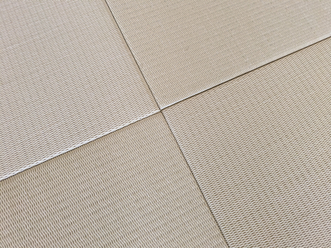 ダイケン和紙表「彩園０１」・畳床「座スリム１３Z」琉球畳（縁無畳）
