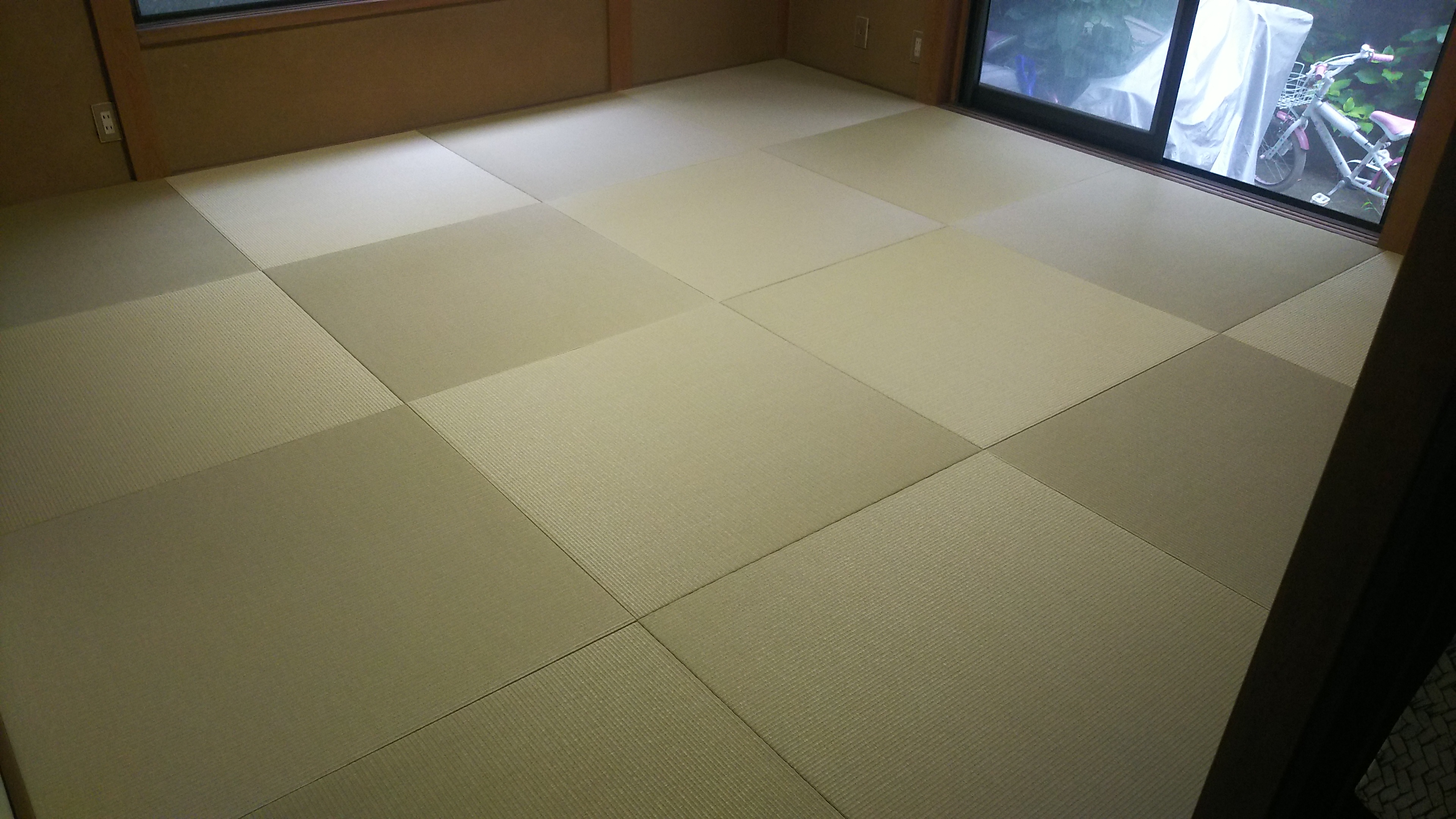 ダイケン「清流１６（若草色）」　縁無畳（琉球畳）