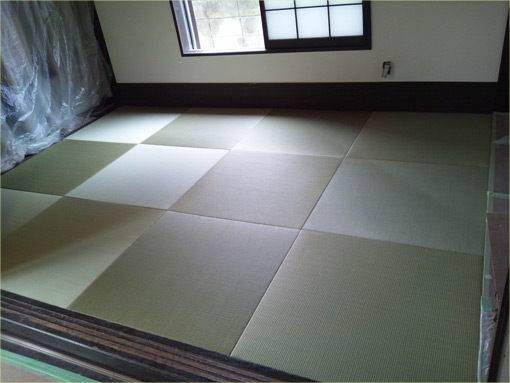 東京都国分寺市　Ｕ様邸　天然「目積表」床暖房用・薄畳・琉球畳